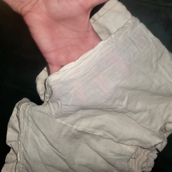 RARE⭐100%LINEN ROLLER RABBIT Comfy Cargo Shorts With Stretch! 😊HEALTHY SHORTS😆 - Picture 12 of 12